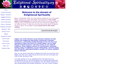 Desktop Screenshot of enlightened-spirituality.org